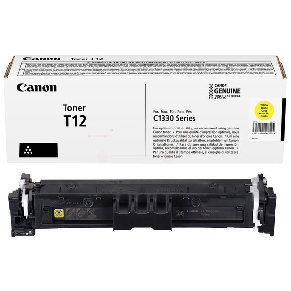 Laserový toner Canon T12 (5095C006) yellow (žltá) - originálny