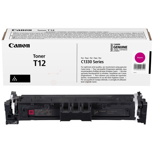 Laserový toner Canon T12 (5096C006) magenta (purpurová) - originálny