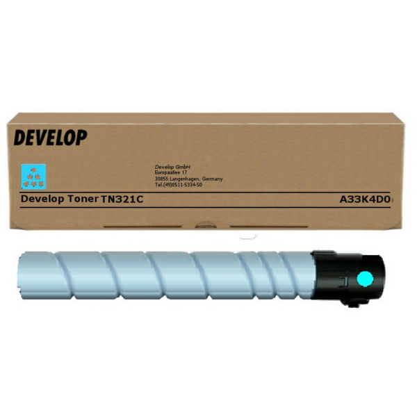 Laserový toner Develop TN-321C (A33K4D0) cyan (azúrová) - originálny
