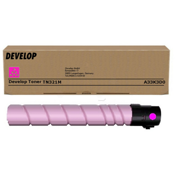 Laserový toner Develop TN-321M (A33K3D0) magenta (purpurová) - originálny