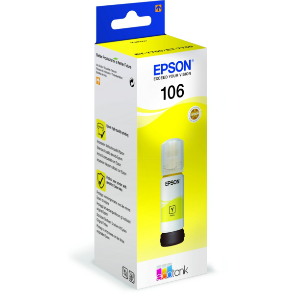 Farba do tlačiarne Epson 106 (C13T00R440) yellow (žltá) - originálna