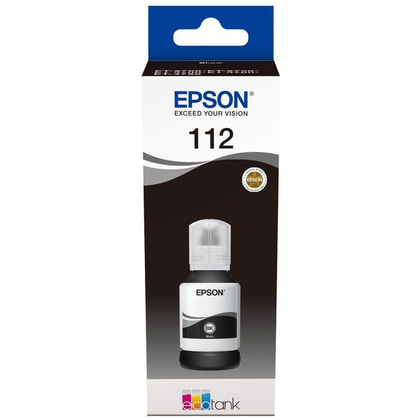 Farba do tlačiarne Epson 112 (C13T06C14A) black (čierna) - originálna