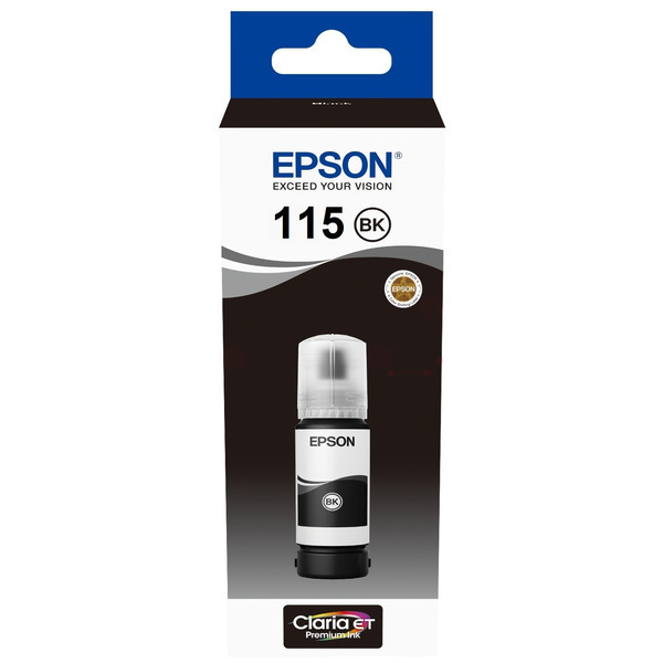 Farba do tlačiarne Epson 115 (C13T07C14A) black (čierna) - originálna