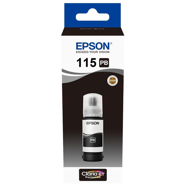 Farba do tlačiarne Epson 115 (C13T07D14A) black (čierna) - originálna