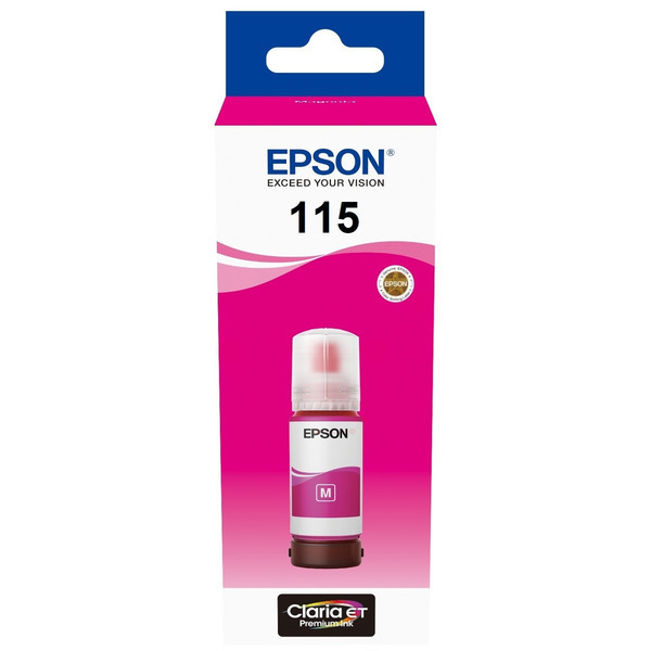 Farba do tlačiarne Epson 115 (C13T07D34A) magenta (purpurová) - originálna