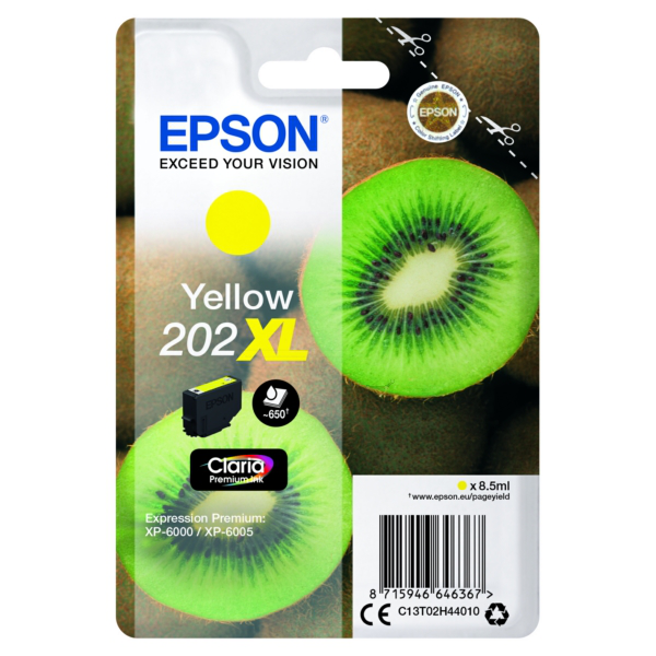 Farba do tlačiarne Epson 202XL (C13T02H44010) yellow (žltá) - originálna
