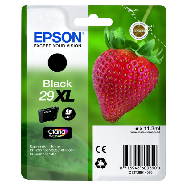 Farba do tlačiarne Epson 29XL (C13T29914010) black (čierna) - originálna