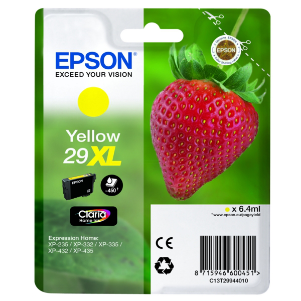 Farba do tlačiarne Epson 29XL (C13T29944010) yellow (žltá) - originálna
