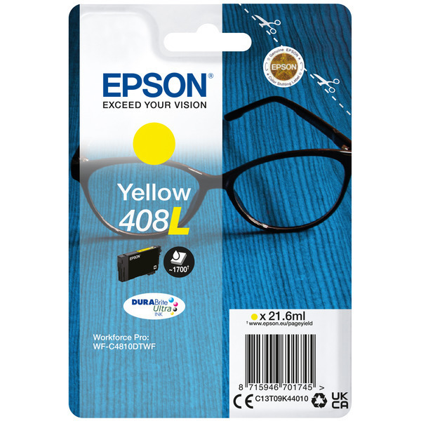 Farba do tlačiarne Epson 408L (C13T09K44010) yellow (žltá) - originálna