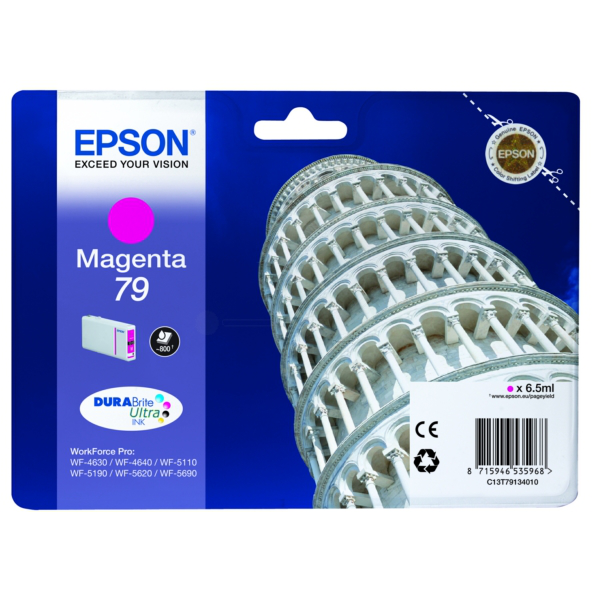 Farba do tlačiarne Epson 79 (C13T79134010) magenta (purpurová) - originálna