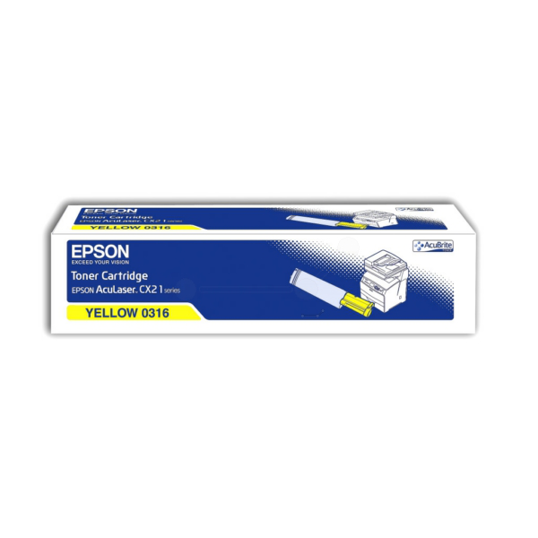 Laserový toner Epson AcuLaser CX21 (C13S050316) yellow (žltá) - originálny