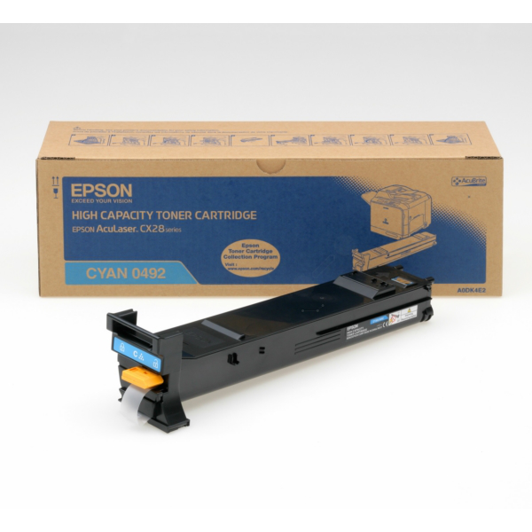 Laserový toner Epson AcuLaser CX28D (C13S050492) cyan (azúrová) - originálny