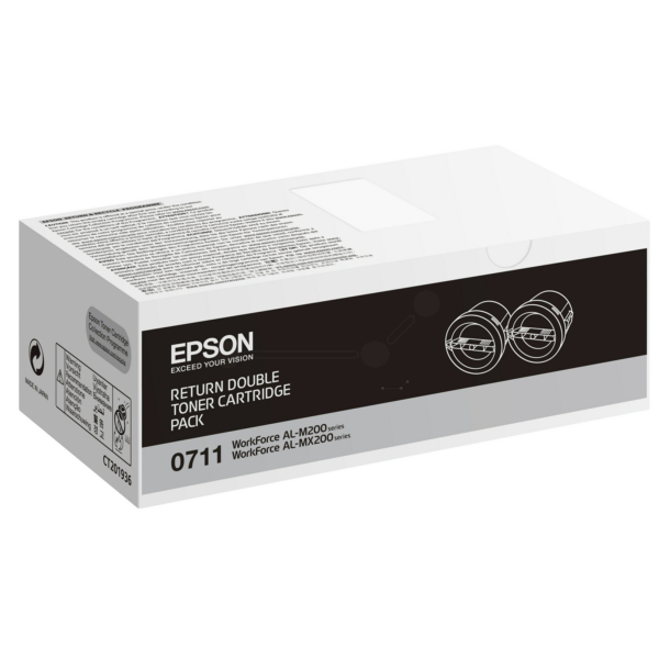 Laserový toner Epson AcuLaser M200/MX200 (C13S050711) black (čierna) - originálny
