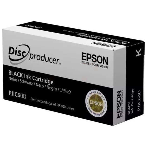 Farba do tlačiarne Epson PJIC6 (C13S020452) black (čierna) - originálna