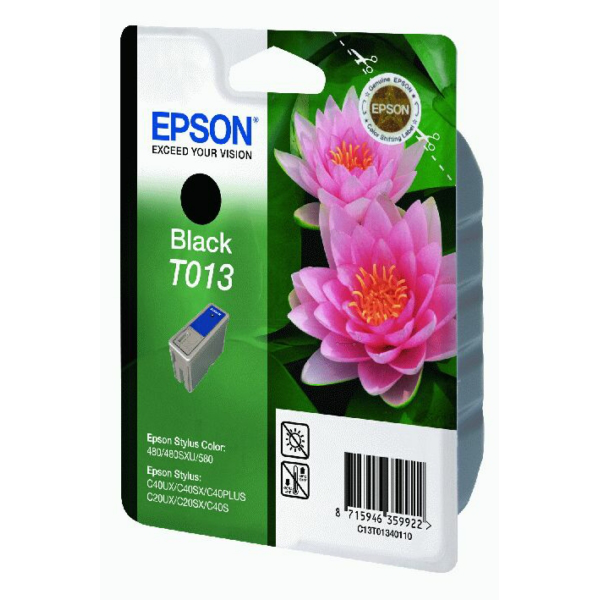 Farba do tlačiarne Epson T013 (C13T013401) black (čierna) - originálna