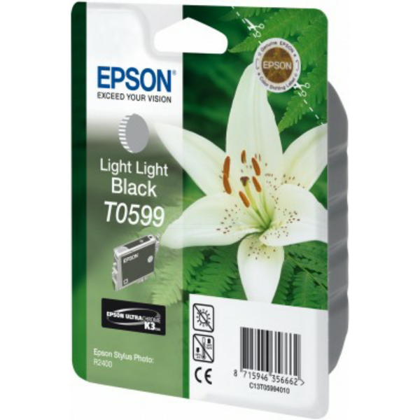 Farba do tlačiarne Epson T0599 (C13T05994010) black (čierna) - originálna