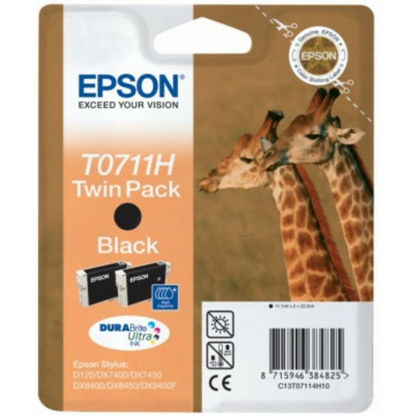 Farba do tlačiarne Epson T0711H (C13T07114H10) black (čierna) - originálna
