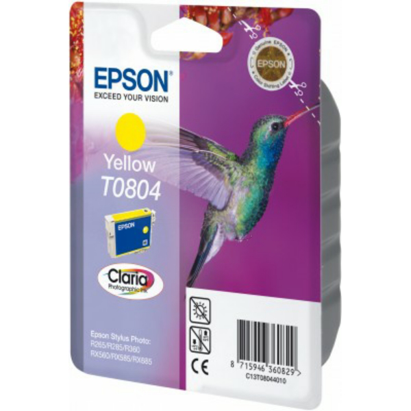 Farba do tlačiarne Epson T0804 (C13T08044011) yellow (žltá) - originálna