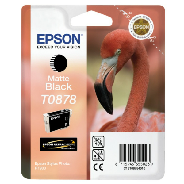 Farba do tlačiarne Epson T0878 (C13T08784010) blackmatte (matná čierna) - originálna
