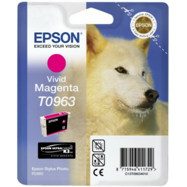 Farba do tlačiarne Epson T0963 (C13T09634010) magenta (purpurová) - originálna