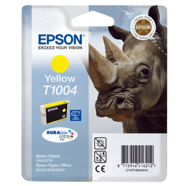 Farba do tlačiarne Epson T1004 (C13T10044010) yellow (žltá) - originálna