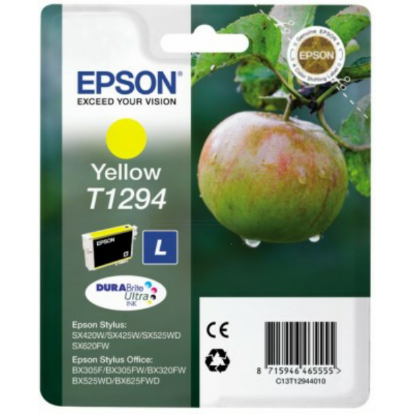 Farba do tlačiarne Epson T1294 (C13T12944011) yellow (žltá) - originálna