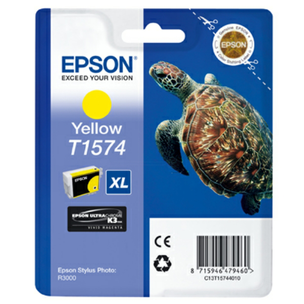 Farba do tlačiarne Epson T1574XL (C13T15744010) yellow (žltá) - originálna