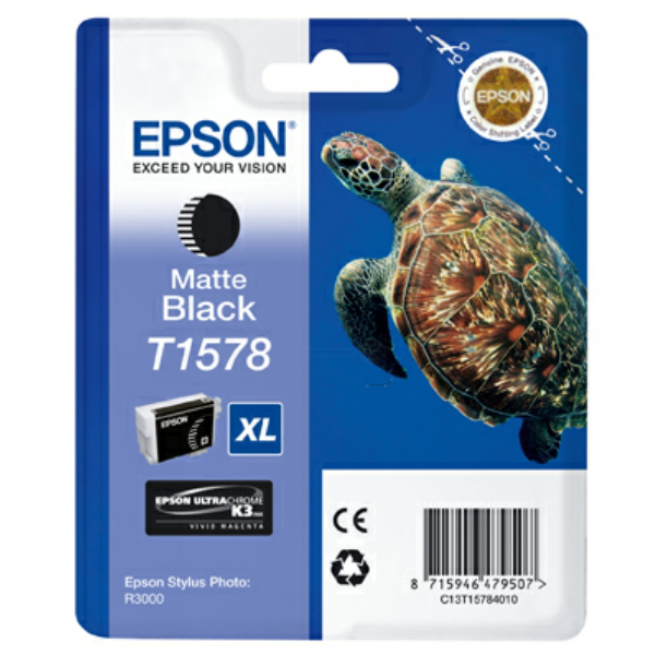 Farba do tlačiarne Epson T1578XL (C13T15784010) blackmatte (matná čierna) - originálna
