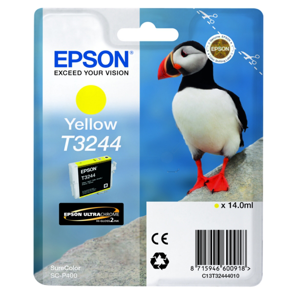 Farba do tlačiarne Epson T3244 (C13T32444010) yellow (žltá) - originálna
