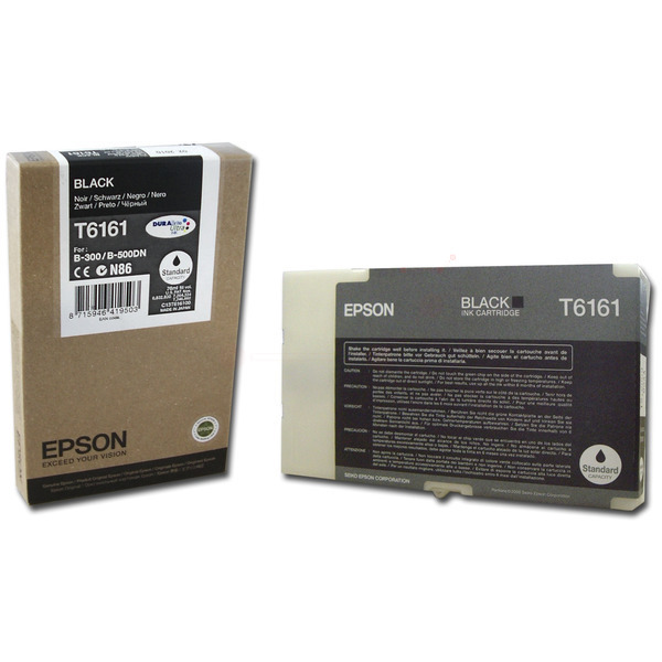 Farba do tlačiarne Epson T6161 (C13T616100) black (čierna) - originálna