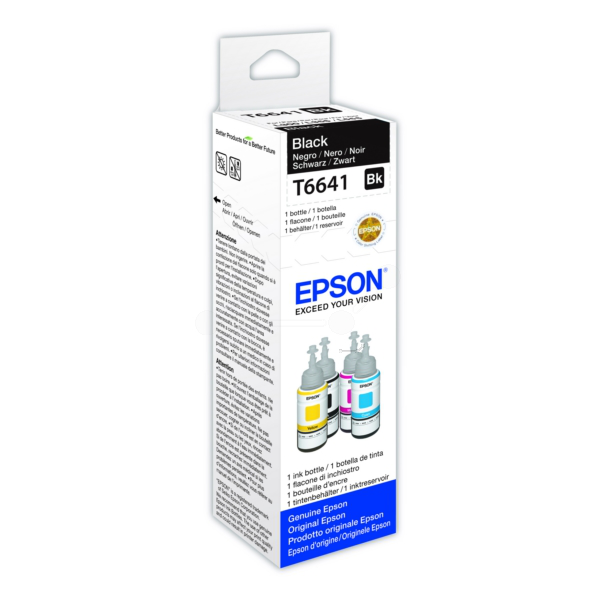 Farba do tlačiarne Epson T6641 (C13T66414A) black (čierna) - originálna