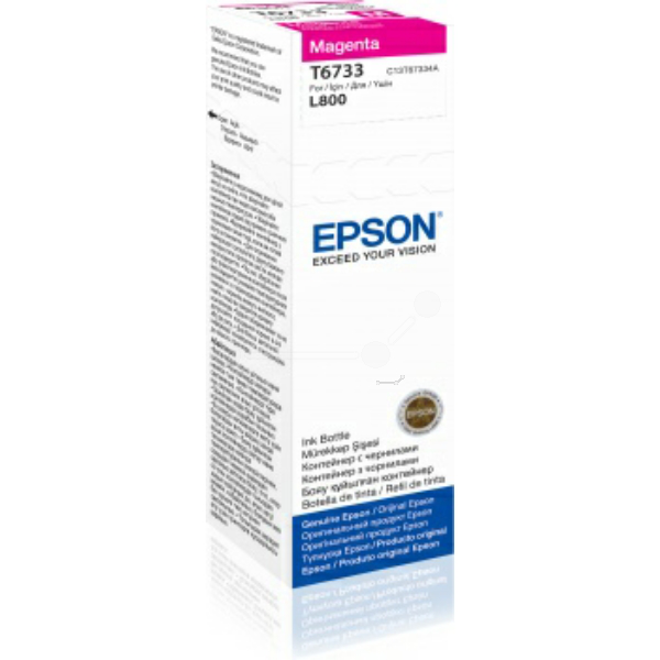 Farba do tlačiarne Epson T6733 (C13T67334A) magenta (purpurová) - originálna
