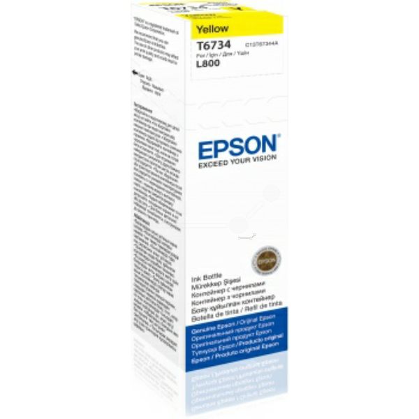 Farba do tlačiarne Epson T6734 (C13T67344A) yellow (žltá) - originálna