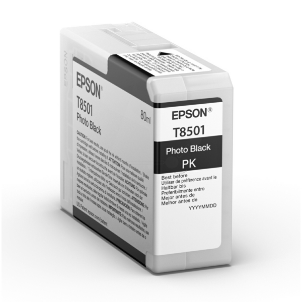 Farba do tlačiarne Epson T8501 (C13T850100) photoblack (fotočierna) - originálna