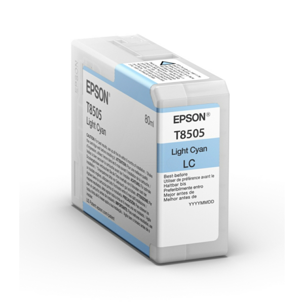 Farba do tlačiarne Epson T8505 (C13T850500) photocyan (fotoazúrová) - originálna