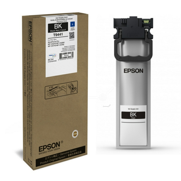 Farba do tlačiarne Epson T9441 (C13T944140) black (čierna) - originálna