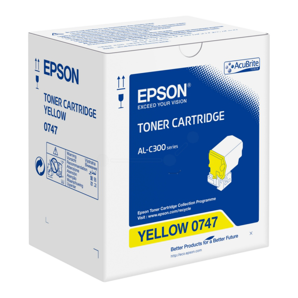 Laserový toner Epson Workforce AL-C300 (C13S050747) yellow (žltá) - originálny