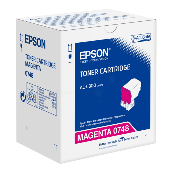 Laserový toner Epson Workforce AL-C300 (C13S050748) magenta (purpurová) - originálny