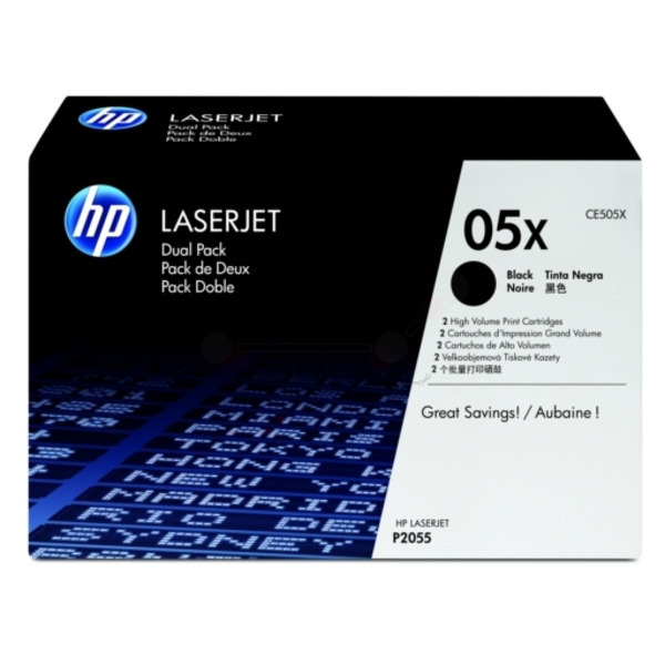 Laserový toner HP 05XD (CE505XD) black (čierna) - originálny