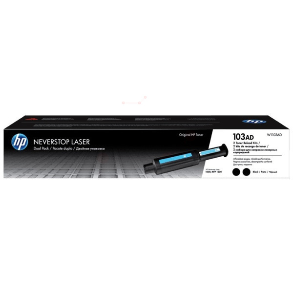 Laserový toner HP 103A 2ks (W1103AD) black (čierna) - originálny