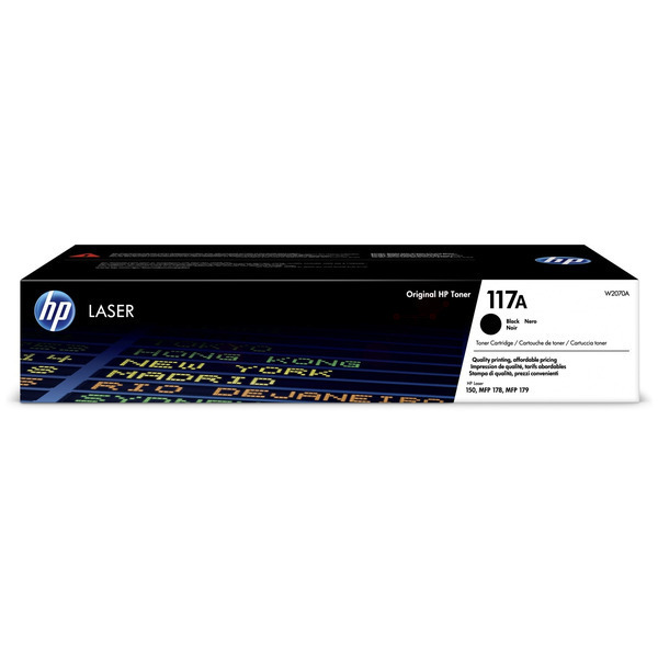 Laserový toner HP 117A (W2070A) black (čierna) - originálny