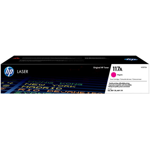 Laserový toner HP 117A (W2073A) magenta (purpurová) - originálny