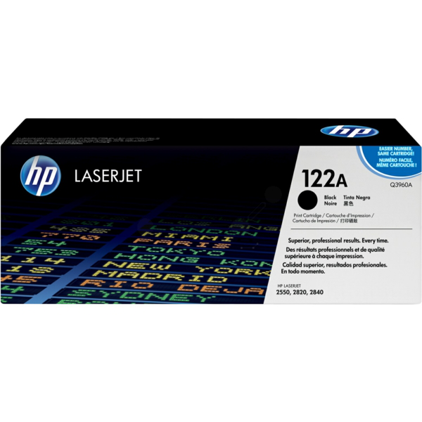 Laserový toner HP 122A (Q3960A) black (čierna) - originálny