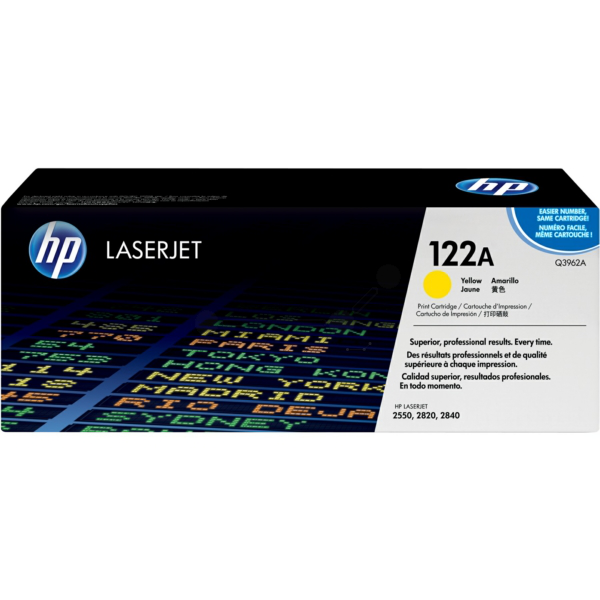 Laserový toner HP 122A (Q3962A) yellow (žltá) - originálny