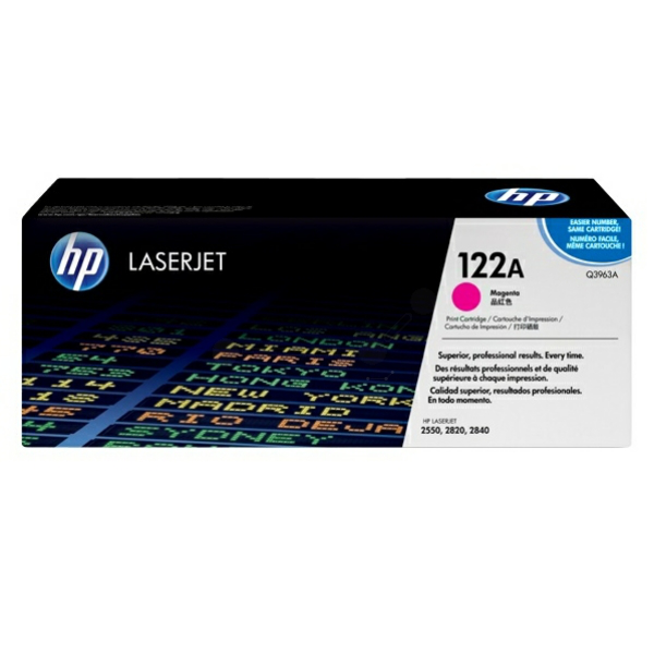 Laserový toner HP 122A (Q3963A) magenta (purpurová) - originálny