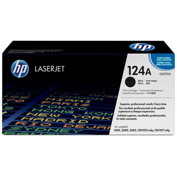 Laserový toner HP 124A (Q6000A) black (čierna) - originálny
