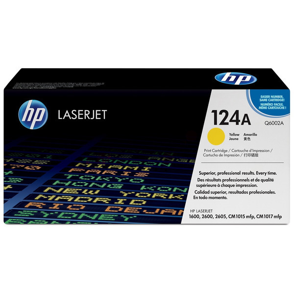 Laserový toner HP 124A (Q6002A) yellow (žltá) - originálny