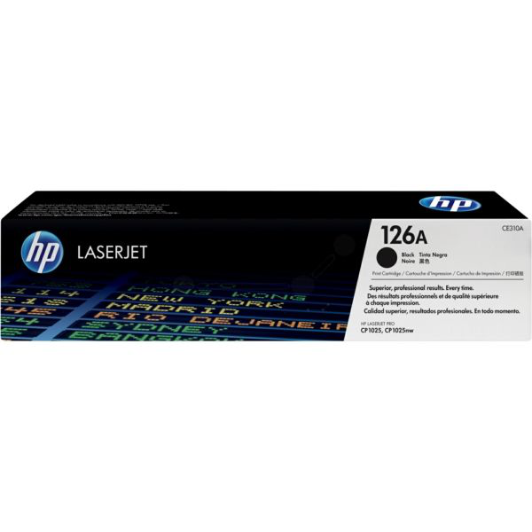 Laserový toner HP 126A (CE310A) black (čierna) - originálny