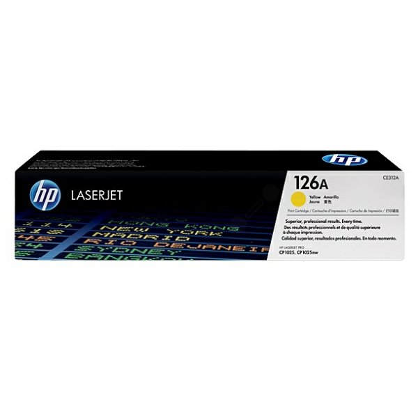 Laserový toner HP 126A (CE312A) yellow (žltá) - originálny
