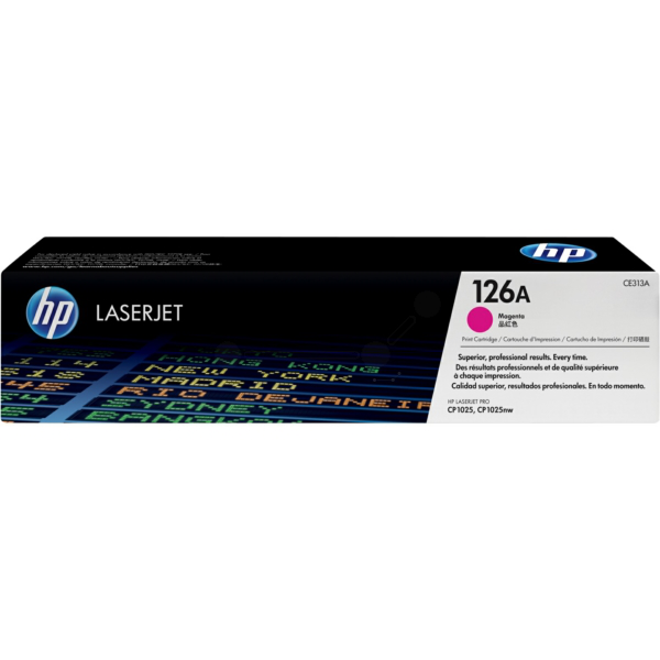 Laserový toner HP 126A (CE313A) magenta (purpurová) - originálny